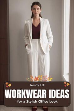 Fall Work Outfits for Women Fall Workwear, Stylish Office, Office Look