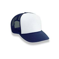 Foam Style Trucker Hat Size: One Size.  Color: Blue.  Gender: unisex.  Age Group: adult. Iron Sharpens Iron, Blue Gender, Baseball Hat, Hat Sizes, Cloth Bags, Trucker Hat, Baseball Hats, Age Group, Blue White