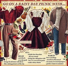 Rainy Day Picnic, Aesthetic Summer Outfits, Summer Outfits Ideas, Picnic Aesthetic, Academia Outfits, Mood Clothes, Academia Style, Aesthetic Content