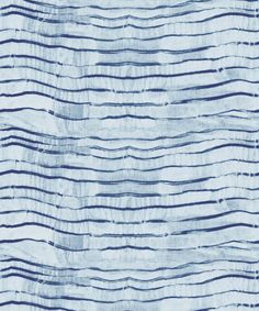 a blue and white background with wavy lines