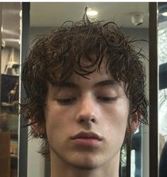 Mod Haircut Mens Curly, Curly Male Haircut, Overgrown Mod Haircut, Layered Mens Hair, 2b Hairstyles Men, Mod Cut Mens Curly, 90s Mod Cut, Mod Haircut Curly, Mod Cut Curly