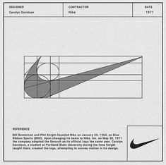 an instruction manual for how to draw the nike logo