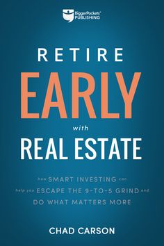 the book cover for return early with real estate