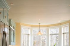 a kitchen filled with lots of counter top space