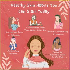 Healthy Skin Habits You Can Start Today, Beauty Tips Healthy Skin Habits, Dream Routine, Barefaced Beauty, Soft Era, Food For Glowing Skin, Lip Care Tips, Healthier Alternatives, Wallpaper Lyrics, Development Books