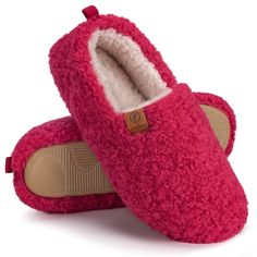 PRICES MAY VARY. Size Tips: These slippers are true to size, you can choose your usual size. But if you have wide feet or a high instep, or if you are normally between sizes (like 6.5, 10.5), we recommend sizing up by 0.5 for a better fit Material: There is a soft sheepskin wool upper with a polar fleece lining for added warmth during the cold winter season Sole: This slipper is lightweight and features a high density memory foam insole carefully designed to ensure all day comfort and support In Polar Fleece, Winter Season, Memory Foam, At Home, Slippers