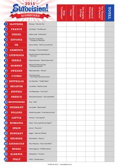 Eurovision Party Games, Eurovision Party, Free Bingo Cards, Bingo Template, The 50 States, Games Party, Eurovision Songs, Eurovision Song Contest, Advent Calendars