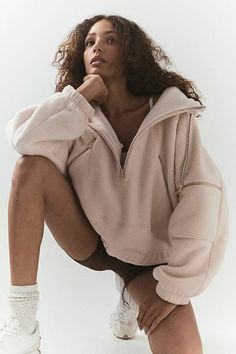 Wild And Free Fleece Pullover | Free People Athleisure Jacket, Cashmere Color, Fitness Wear, Womens Cashmere, Black Fleece, Fp Movement, Wild And Free, Pullover Jacket, Workout Wear