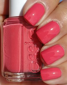 KellieGonzo: Essie Bump Up the Pumps Swatch & Review Pretty Nail Colors, Pretty Nail Designs, Colorful Nail Designs, Pedicures, Chic Nails, Nail Color