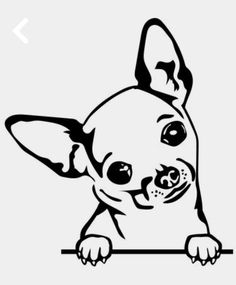 a black and white drawing of a dog with its head over the edge of a sign