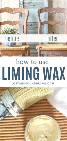 how to use the lining wax on furniture