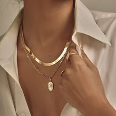 Gold Herringbone Chain, Jewelry Photography Styling, Herringbone Chain, Herringbone Necklace, Women's Jewelry And Accessories, Jewelry Photography, Girly Jewelry, Minimalist Jewelry