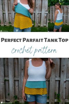 the perfect tank top crochet pattern