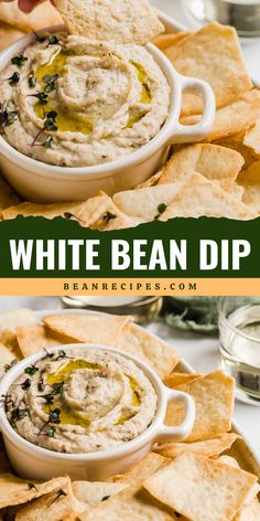 Discover the magic of White Bean Dip! One of the best appetizer recipes, this yummy dip combines Cannellini Beans with Italian seasoning for a healthy snack. Perfect for any gathering, it's deliciously irresistible. Try this recipe today and impress your guests! Bean Dips Recipes, White Bean Buffalo Dip, Canelli Bean Dip, Healthy Bean Dip Recipes, Mexican Bean Dip Recipes, Bean Dip Recipes Easy, Bean Appetizers, Homemade Bean Dip, Thm Appetizers