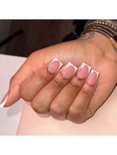 Baby Pink  Collar  ABS  Color Nails Embellished   Nail,Hand & Foot Care Short Acrylic