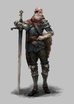 Old Knight, Old Warrior, Paintings And Drawings, Dungeons And Dragons Homebrew