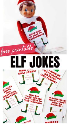 Looking for some hilarious elf jokes for kids? Check out these funny and free printable elf jokes that will have the whole family laughing! From silly one-liners to punny riddles, these jokes are perfect for spreading holiday cheer. Share them with your little ones or print them out as a fun activity at your next Christmas party. Get ready for some giggles with these light-hearted elf jokes! Holiday Jokes Hilarious Funny, Elf Jokes For Kids, Elf Jokes, Christmas Jokes For Kids, Christmas Riddles, Holiday Jokes, Elf Games, Funny One Liners, Skip To My Lou