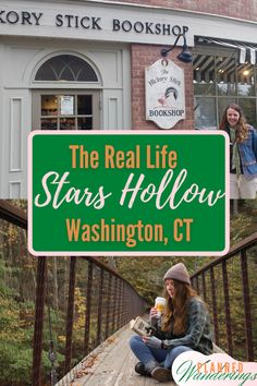 the real life stars hollow washington, ct is featured in this ad for kory stick bookshop