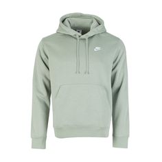 The Nike Sportswear Club Fleece Pullover Hoodie combines a timeless style with a luxurious fleece. The brushed-back fleece is soft and smooth on your skin while the drawstring hood offers adjustable coverage. Wear this closet staple all year round, or when you want that cozy feel. Regular fit; relaxed and easy feel. Ribbed hem and cuffs. Kangaroo pocket. Body: 80-82% cotton, 18-20% polyester. Hood Lining: 100% cotton. Machine wash. Imported. Nike Sportswear Club Fleece, Nike Sportswear, Timeless Style, Kangaroo Pocket, Your Skin, Kangaroo, Pullover Hoodie, Timeless Fashion, Nike