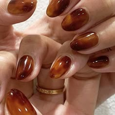 Brown Nail, Nagellack Trends, Minimalist Nails, Fire Nails, Dream Nails, Pretty Acrylic Nails, Dope Nails, Cute Acrylic Nails