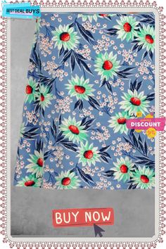 Sweet Floral Cotton Skirt Summer Floral Print Short Skort, Summer Retro Skirted Skort, Retro Skirted Skort For Summer, Retro Summer Skirted Skort, Summer Floral Print Flared Skort, Summer Multicolor Floral Print Skort, Summer Floral Print Skort, Spring Retro Blue Skort, Retro Lined Skort For Summer