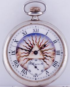 Antique Silvered Longines Grand-Prix Masonic Pocket Watch Fancy Enamel Dial 1900  Antique Silvered Longines Grand-Prix Masonic Pocket Watch Fancy Enamel Dial 1900  Click images to enlarge  Description  I am pleased to offer from my private collection this Antique Silvered Longines Grand-Prix Masonic Pocket Watch Fancy Enamel Dial c1900s  Perfect working order.High grade movement-fully jeweled,Breguet spiral,precision regulator,ruby endstone on balance.  50mm  The watch comes with with CERTIFICAT Antique Pocket Watch, Pocket Watch Antique, Pocket Watches, Silver Watch, Grand Prix, Pocket Watch, Bulgaria, Antique Silver, Jewelry Watches