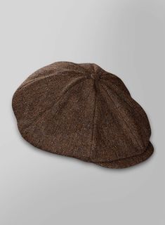 If you want to enjoy a tough-but-stylish look, then add our Haberdasher Autumn Rust Tweed  Newsboy Cap to your ensemble. 
 
 Inspired by the Thomas Shelby's style from Peaky Blinders, the newsboy tweed cap, also known as English Baker Boy Cap, with its vintage charm is sure to exude a classic elegance when paired with any outfit. 
 
 Made Using 100% Wool. 
 
 Add a touch of flair to a casual ensemble with this stylish cap. Retro Brown Beret For Fall, Brown Retro Beret For Fall, Classic Brown Beret For Fall, Brown Tweed Hat For Fall, Fitted Tweed Hat For Fall, Fitted Tweed Fall Hat, Brown Tweed Cap, Brown Herringbone Pattern Hat For Fall, Fitted Tweed Hat Casual Style