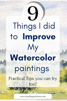 9 things to improve your watercolor painting skills Watercolor Mixing, Feeling Frustrated, Learn To Paint, Beginners Guide, Watercolor Painting, Watercolor Art, Improve Yourself, Watercolor Paintings, Feelings