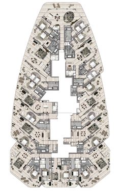 the floor plan for an apartment building