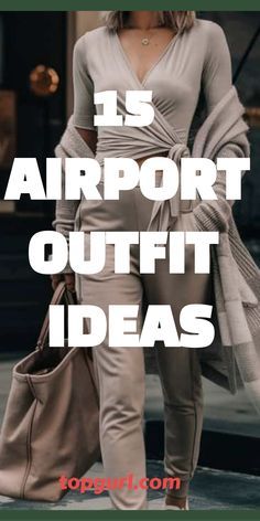 Classy Outfits For Traveling, Travel Cute Outfit, Casual San Francisco Outfit, Cute Comfortable Travel Outfits, Clothes For Airport Travel Style, Women's Travel Outfits, Stylish Leisure Wear, Casual Chic Travel Outfits, Outfits To Wear In Houston Texas