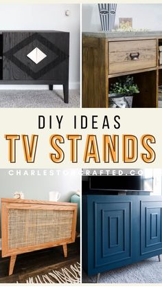 diy ideas for tv stands that are easy to make