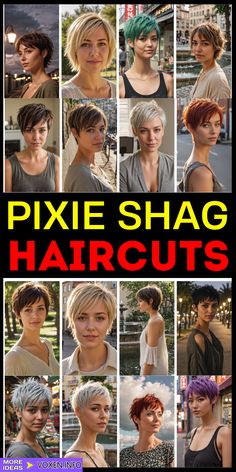 Pixie Shag Haircut, Pixie Shag, Winter Update, Shaggy Bob Haircut, Side Swept Curls, Medium Bob Haircut, Longer Pixie Haircut, Beauty Zone, Short Shag Haircuts