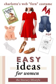 the cover of charlotte's book easy ideas for women