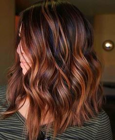 Caramel Hair Highlights, Hairstyles Highlights, Balayage Caramel, Highlights Caramel, Rambut Brunette, Balayage Hairstyles, Highlights Ideas, Caramel Balayage, Caramel Hair