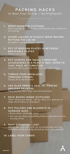 packing hacks for moving boxes