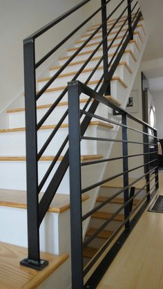 an image of a stair railing in the house