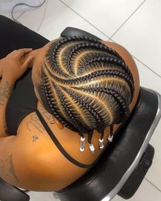 Cornrows Braids With Beads, Natural Hairstyles Cornrows, Cornrows Short, Cornrows Short Hair, Feed In Cornrows, Hairstyles Cornrows, Hair Twists Black