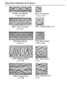 decorative borders and corners are shown in the above image, which is also available for purchase