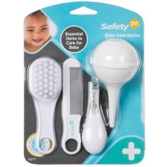 the baby care brush and comb set is packaged in its package for $ 3 99