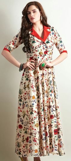 Printed Kurti Designs, Desi Wear, Kurti Patterns, Kurti Designs Latest