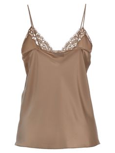 100% silk Elegant Satin Camisole With Built-in Bra, Elegant Fitted Camisole With Delicate Straps, Chic Silk Camisole With Lace Trim, Elegant Camisole With Built-in Bra, Elegant Beige Camisole With Delicate Straps, Elegant Silk Camisole For Summer, Party Satin Camisole With Delicate Lace, Chic Party Camisole With Delicate Lace, Elegant Camisole With Delicate Straps For Party