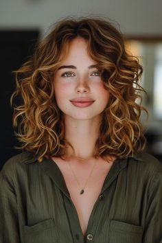 Soft Lived-In Curls for Shoulder-Length Hair and Square Faces Short Curly Hair Oval Face, Natural Wavy Haircut Layered Hairstyles, Naturally Curly Haircuts, 2024 Skincare, Zicxa Photos, Shorthair Haircut, Faces Women, Braids Blonde, Haircut For Square Face