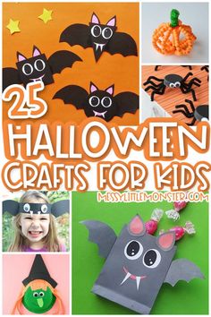 25 halloween crafts for kids that are easy to make and great for the whole family