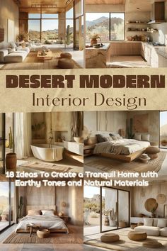 Discover the top 18 Desert Modern interior design ideas to create a tranquil home with earthy tones. This style embraces the warmth and simplicity of desert landscapes, incorporating natural materials, muted colors, and organic textures. Perfect for those seeking a peaceful, grounded atmosphere, Desert Modern design blends minimalism with the rugged beauty of nature. From terracotta hues to handcrafted decor, our guide offers inspiration to transform your living space into a serene retreat. Whether you’re designing a living room, bedroom, or outdoor area, these ideas help you achieve a calming, sun-kissed aesthetic that reflects the essence of the desert. Tucson Interior Design, Desert Modern House Interior, Modern Adobe Interior, Desert Home Interior Design, Desert Style Interior, Desert Inspired Living Room, Desert Modern Living Room, Arizona Decor Interior Design, Modern Desert Living Room