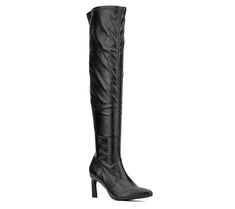 Masterfully crafted with a sleek silhouette, easy-on side zipper, and a flattering pointed toe, the Xena is a bold boot that makes a style statement wherever you go. From New York & Company. Women's Over The Knee Boots, Tall Boot, Tall Boots, Over The Knee Boots, Over The Knee, Faux Suede, Knee Boots, Side Zipper, Fashion Shoes