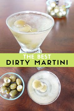 the best dirty martini recipe with olives