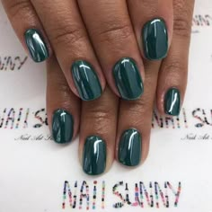 Green Chrome Nails Short, Nails Design Chrome, Navy Chrome Nails, Green Tip Nails, Nail Sunny, Teal Nails, Different Nail Designs, Chrome White, Trendy Nail Art Designs