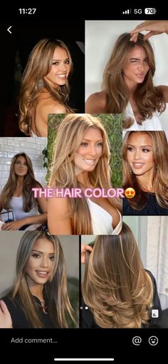 Jessica Alba Hair Color, Jessica Alba Hair, Honey Hair Color, Hair Color Streaks, Hairstyles For Layered Hair