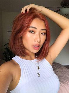 Velvet Hair Color, Red Velvet Hair Color, Red Velvet Hair, Red Bob Hair, Red Hair Trends, Bob Hair Color, Short Red Hair, Red Hair Inspo, Ginger Hair Color