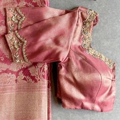 Different Blouse Patterns, Gold Tissue Blouse Designs, Gold Maggam Work Blouse Designs, Simple Blouse Aari Work Designs, Blouse For Pattu Saree, Embroidery Saree Blouse Designs, Tissue Blouse Designs, Grand Blouse Designs, Simple Blouse Work